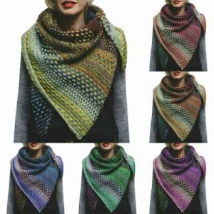 Women Winter Warm Scarf Shawls Wraps Soft Ladies Print Thermal Scarves Outdoor